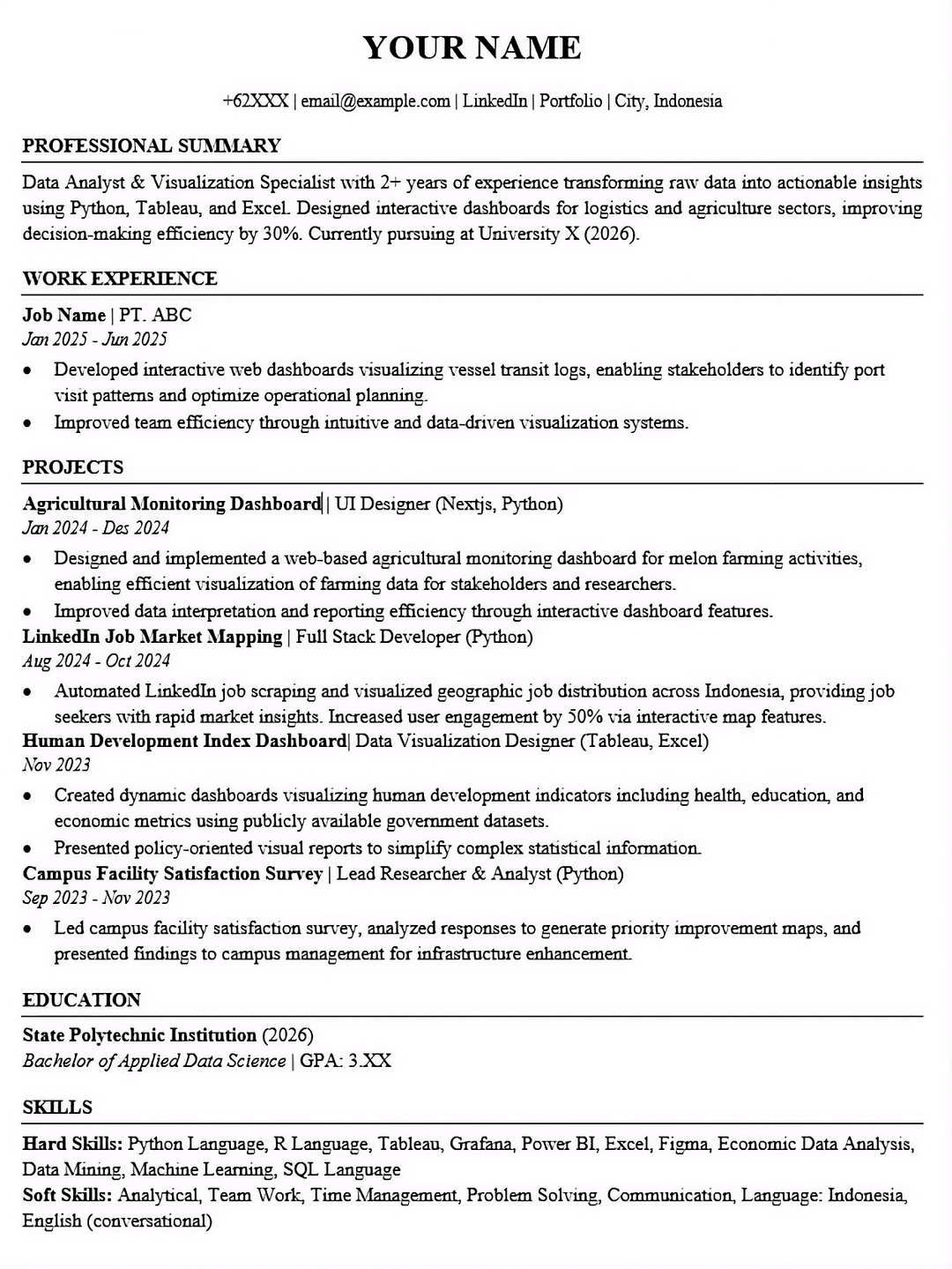 CV Preview